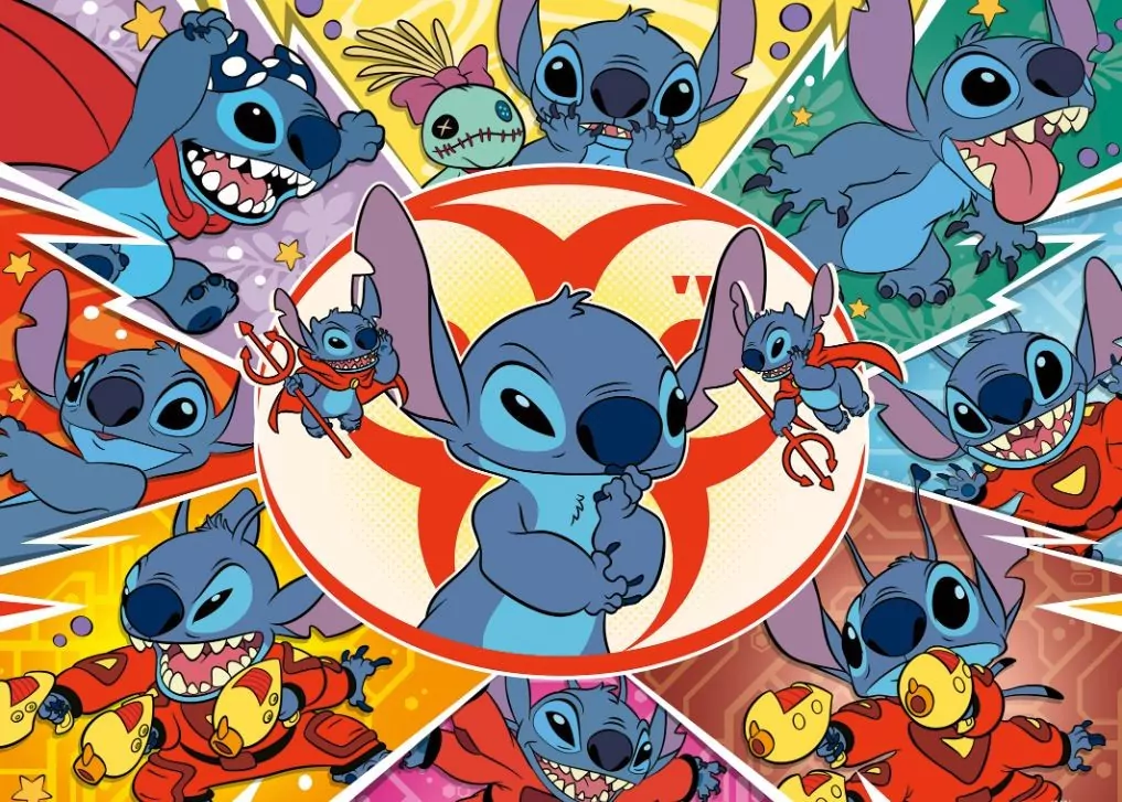Puzzle dla dzieci 2D 100 Disney Stitch - tantis.pl