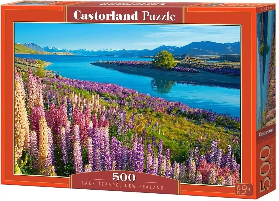 Puzzle 500. Jezioro Tekapo Nowa Zelandia. 53896 - tantis.pl