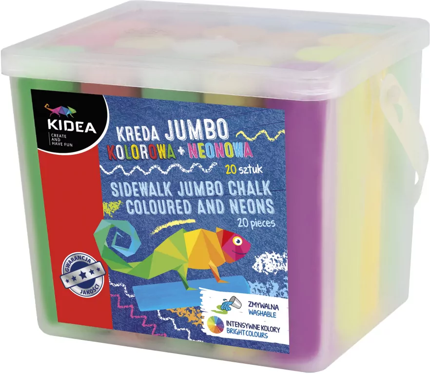 Kreda Jumbo kolorowa + neonowa - tantis.pl