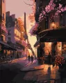 Malowanie po numerach - Francuskie ulice 40x50cm - tantis.pl