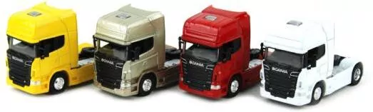 Ciężarówka Scania V8 1:64. Mix 1 szt - tantis.pl