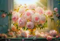 Puzzle 1000 Hot Summer Peonies CASTOR - tantis.pl