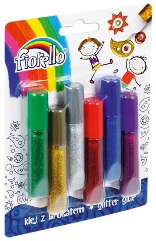 Kleje brokatowe. 6 kolorów - tantis.pl