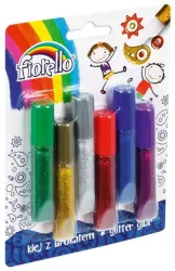 Kleje brokatowe. 6 kolorów