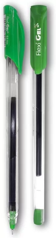 Długopis żelowy Flexi Abra Gel zielony. Zestaw 12 sztuk - tantis.pl