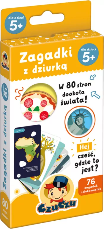 CzuCzu. Zagadki z dziurką dla dzieci 5+ - tantis.pl
