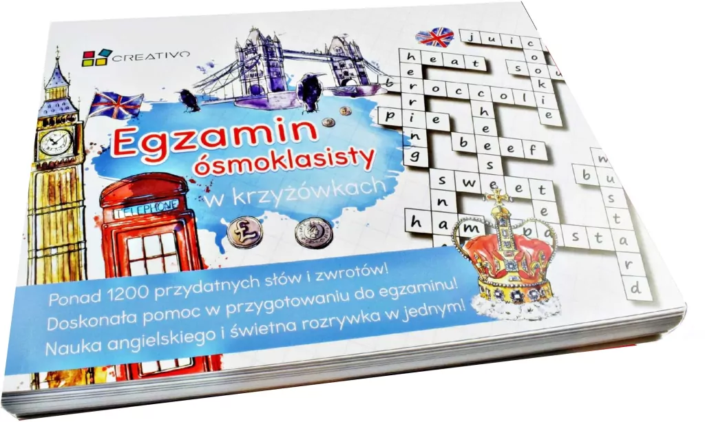 Egzamin ósmoklasisty w krzyżówkach. Język angielski - tantis.pl