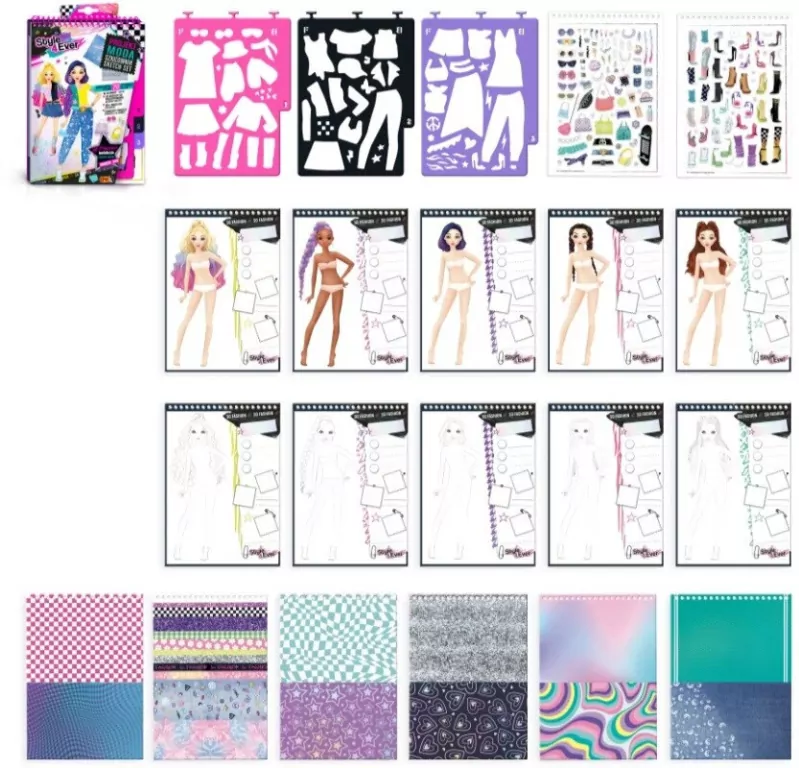 Projekt moda - zestaw szkicownik - tantis.pl