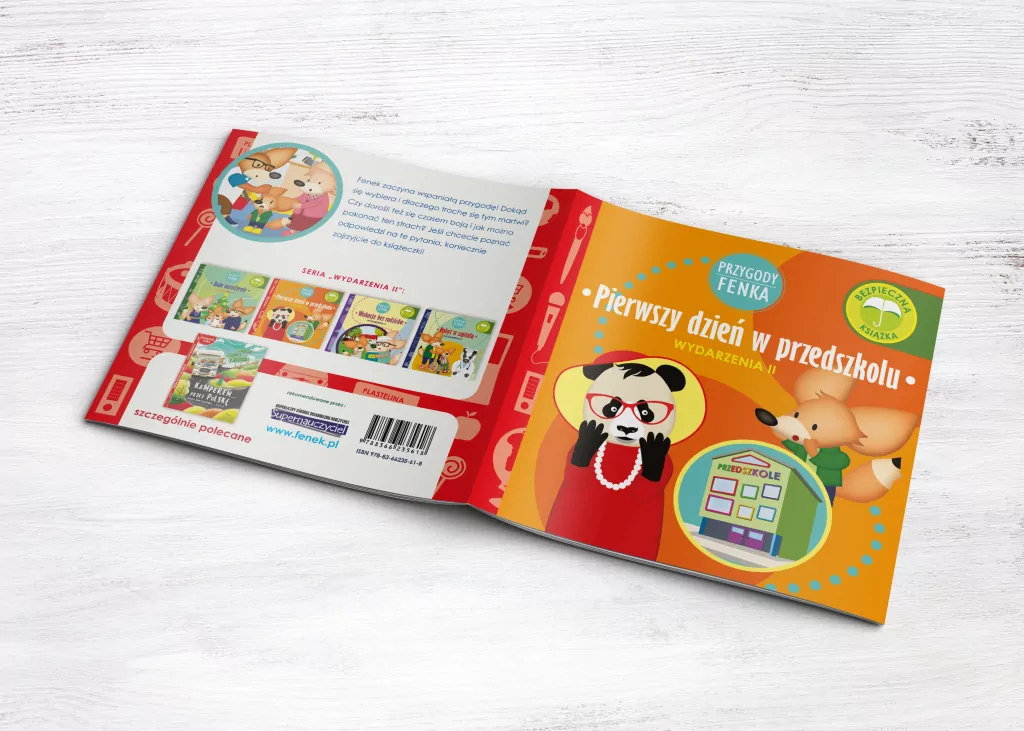 Pierwszy dzień w przedszkolu. Wydarzenia II. Przygody Fenka - tantis.pl