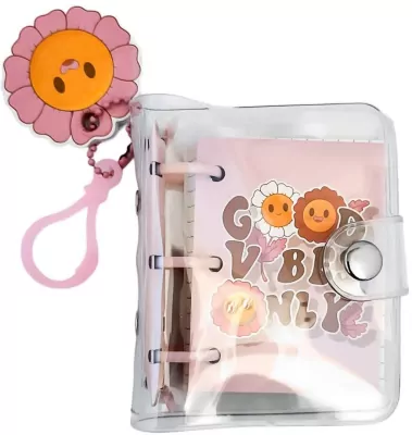 Mini notes z okładką i karteczkami samoprzylepnymi