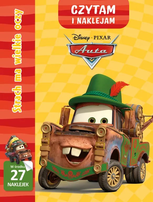 Strach ma wielkie oczy. Czytam i naklejam. Disney Pixar Auta - tantis.pl