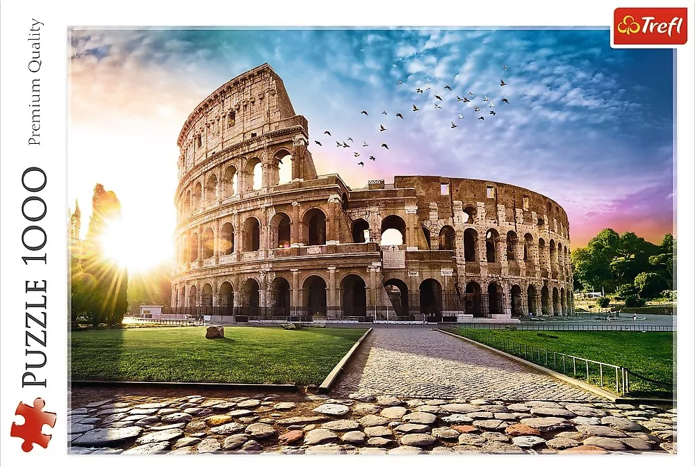Puzzle 1000. Koloseum w promieniach słońca - tantis.pl