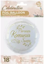 Balon foliowy Pierwsza Komunia Święta
