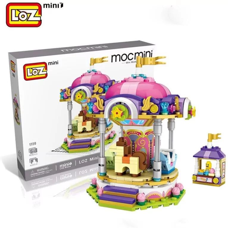 Klocki Konstrukcyjne Mini Karuzela - tantis.pl