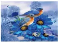 Mozaika diamentowa 5D - Ptaszki 40x30cm - tantis.pl