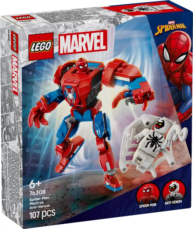 LEGO® Mech Spider-Mana kontra Anti-Venom 76308 - tantis.pl