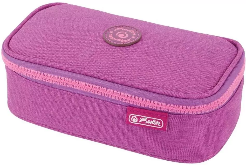 Piórnik kosmetyczka Beatbox Abc różowy/fioletowy - tantis.pl