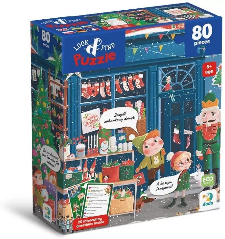 Puzzle 80 Look&Find Zimowe święta - tantis.pl