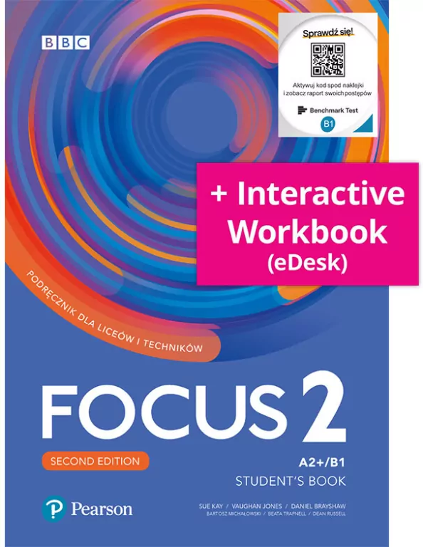 Focus 2. Second Edition. Student’s Book (Podręcznik) + Kod (Digital Resources + eBook + MyEnglishLab). A2+/B1. Język angielski - tantis.pl