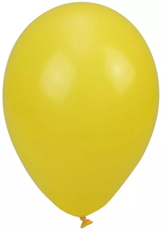 Balony pastelowe 24cm. Żółte - tantis.pl