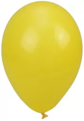 Balony pastelowe 24cm. Żółte