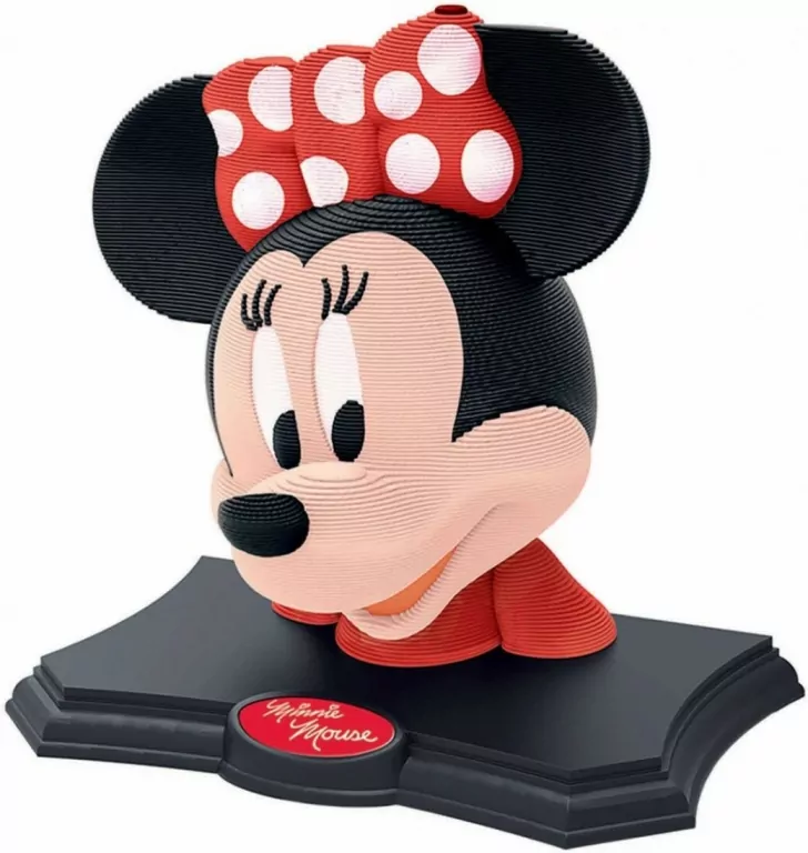 Puzzle 3D 160 Myszka Minnie (rzeźba do pomalowania - tantis.pl