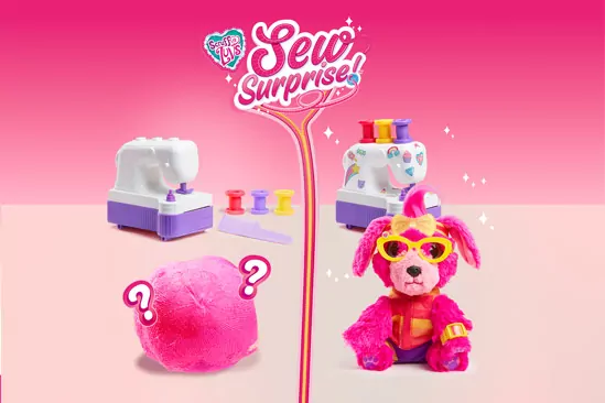 Maskotka Sew Surprise róż. Little Live Pets - tantis.pl