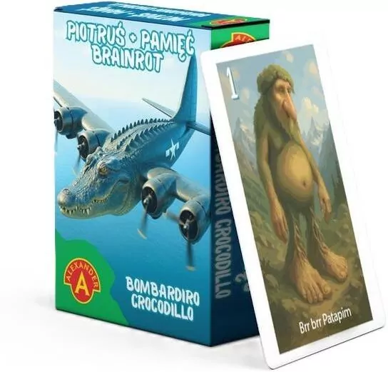 Piotruś i pamięć Brainrot BombardiroCrocodilloALEX - tantis.pl
