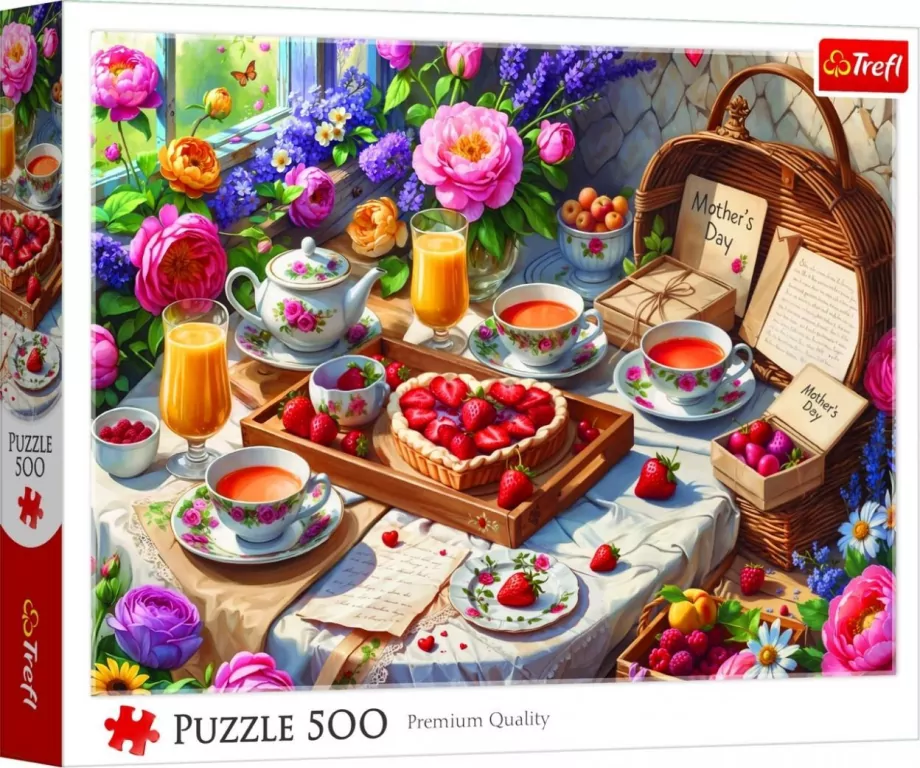 Puzzle 500 Słodkości na Dzień Mamy TREFL - tantis.pl