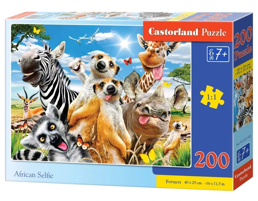 Puzzle 200. African Selfie - tantis.pl