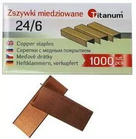 Zszywki miedziowane 24/6 - tantis.pl