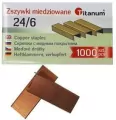 Zszywki miedziowane 24/6 - tantis.pl