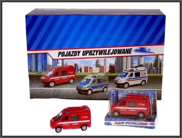 Mini Van Straż 8cm. 1 szt - tantis.pl