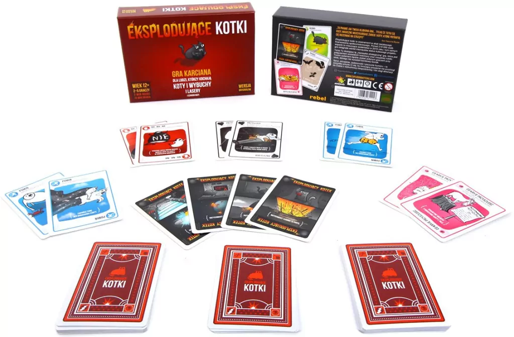 Eksplodujące Kotki. Gra karciana - tantis.pl