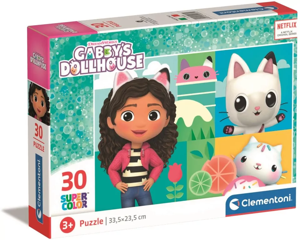 Puzzle Super Color 30. Gabby's Dollhouse - tantis.pl