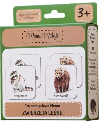 Memo. Zwierzęta leśne