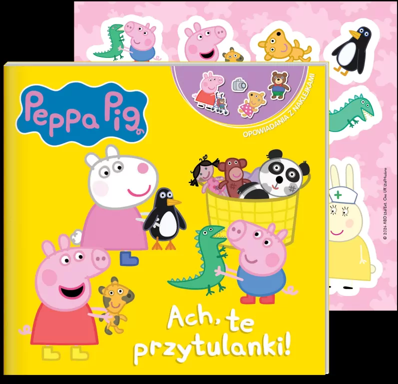 Peppa Pig. Ach, te przytulanki! Opowiadania z naklejkami. Cz.11 - tantis.pl