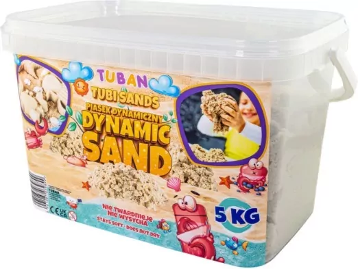 Piasek dynamiczny. Naturalny w pudełku 5kg - tantis.pl
