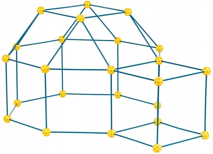 Zwariowany namiot. Żółto-niebieski - tantis.pl