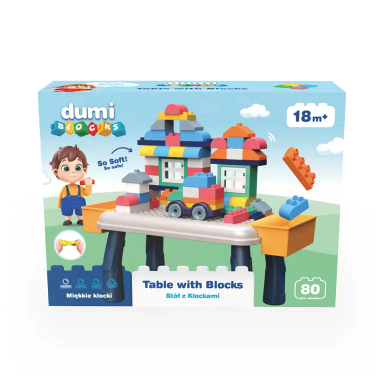 Dumel Discovery. Stół z Klockami - tantis.pl