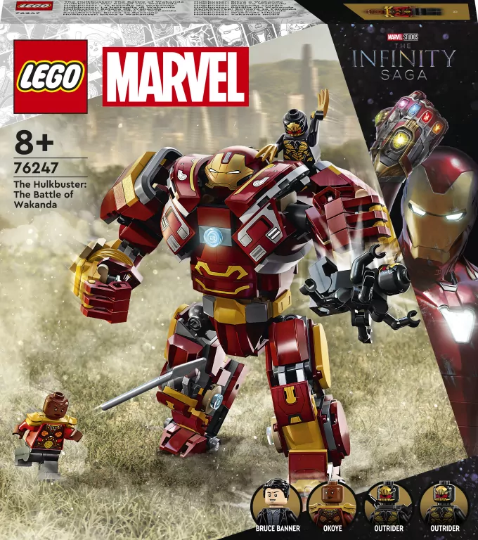 LEGO® Super Heroes Marvel. Hulkbuster bitwa o Wakandę 76247 - tantis.pl