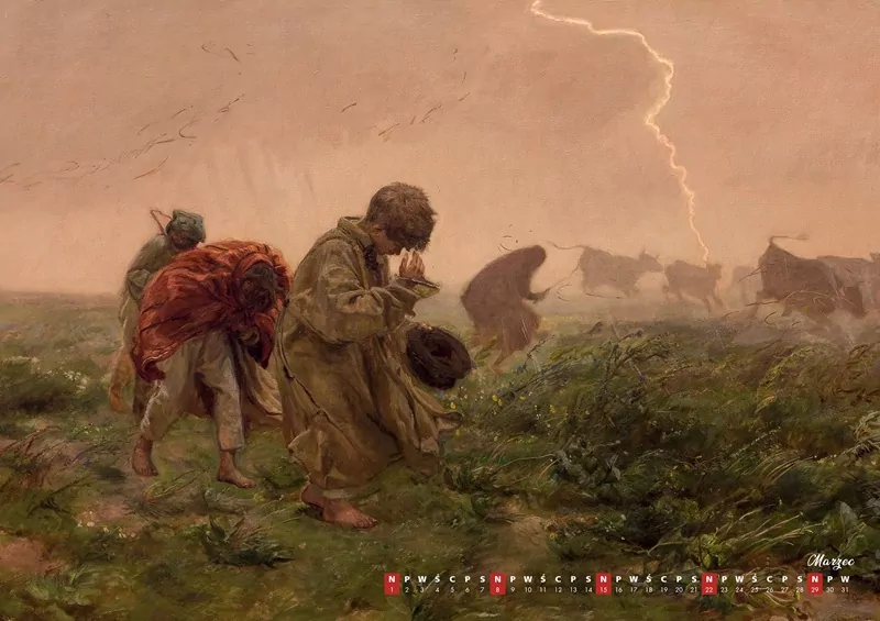 Kalendarz 2026 - Chełmoński A3 - tantis.pl