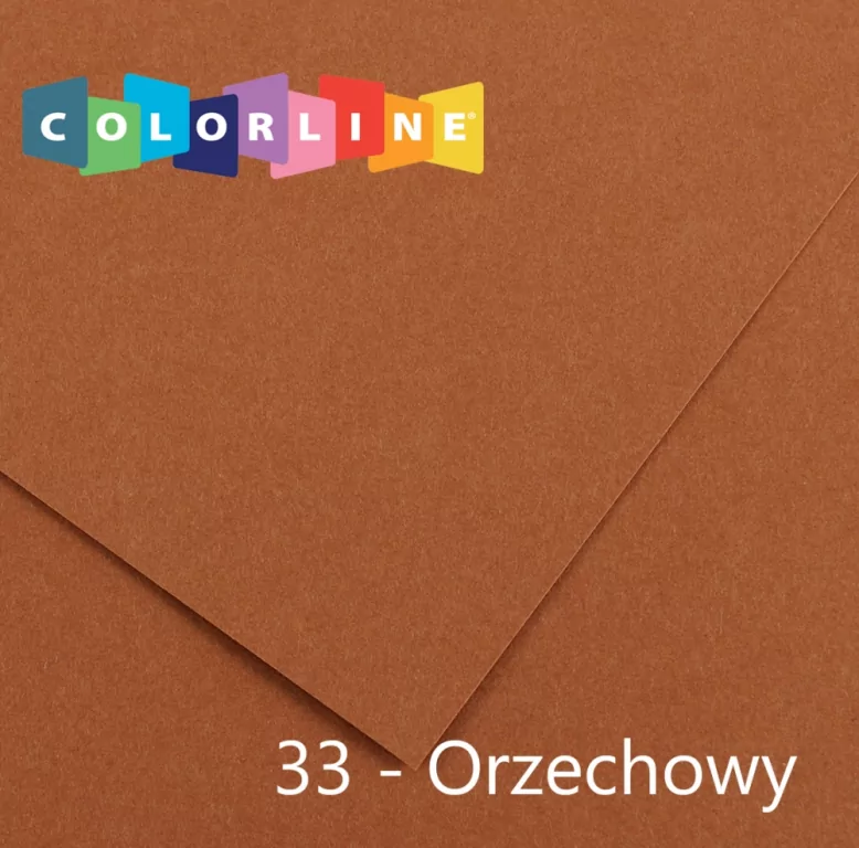 Karton Ozdobny 50x65 cm Orzech - tantis.pl