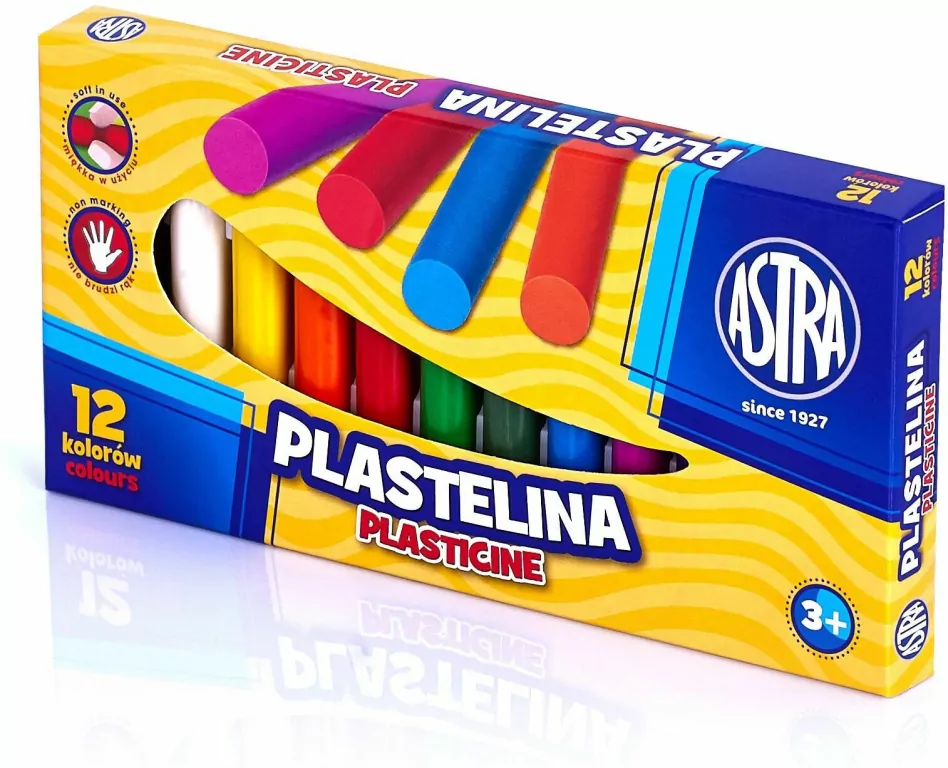 Plastelina 12 kolorów. Astra - tantis.pl