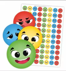 Naklejki motywacyjne - Kolorowe emocje