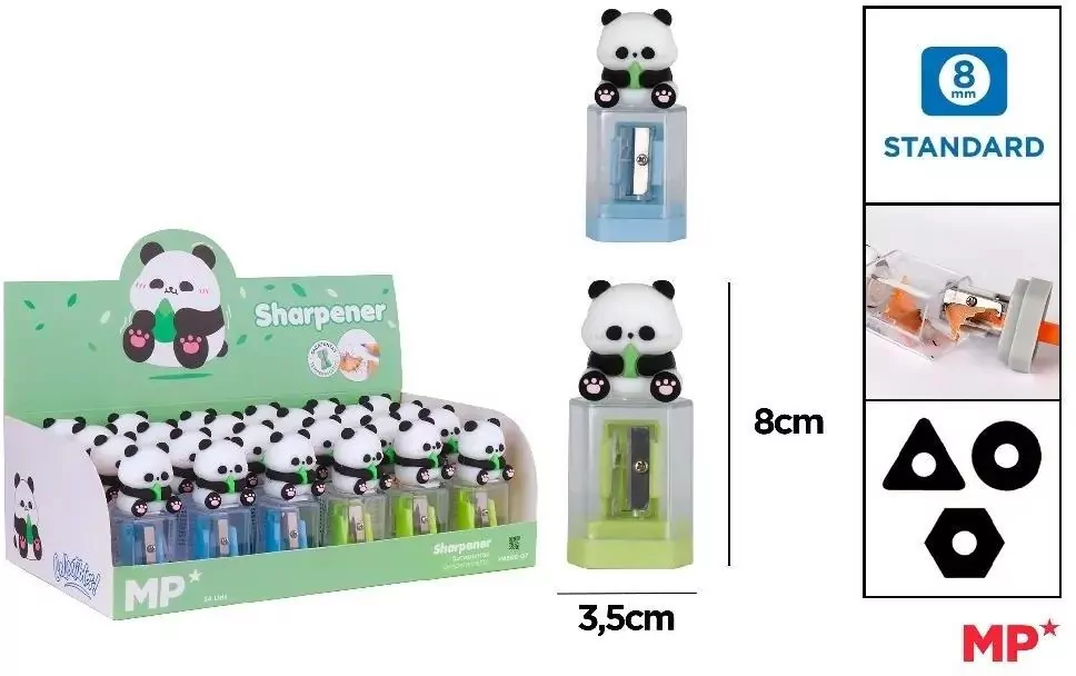 Temperówka z pojemnikiem - panda - tantis.pl