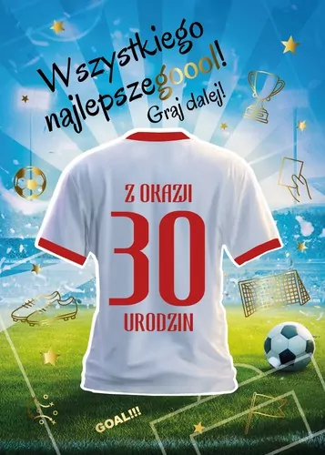 Karnet Urodziny 30 - tantis.pl