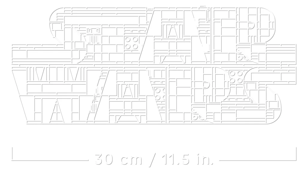LEGO® Logo Star Wars™ zbudowane z klocków 75407 - tantis.pl