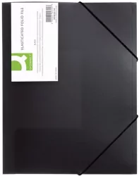 Teczka z gumką A4. Czarna