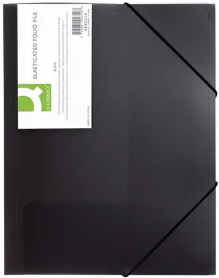 Teczka z gumką A4. Czarna